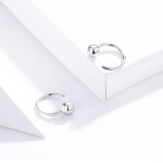 ELENYS Minimalistická elegance – náušnice ze sterlingového stříbra 925