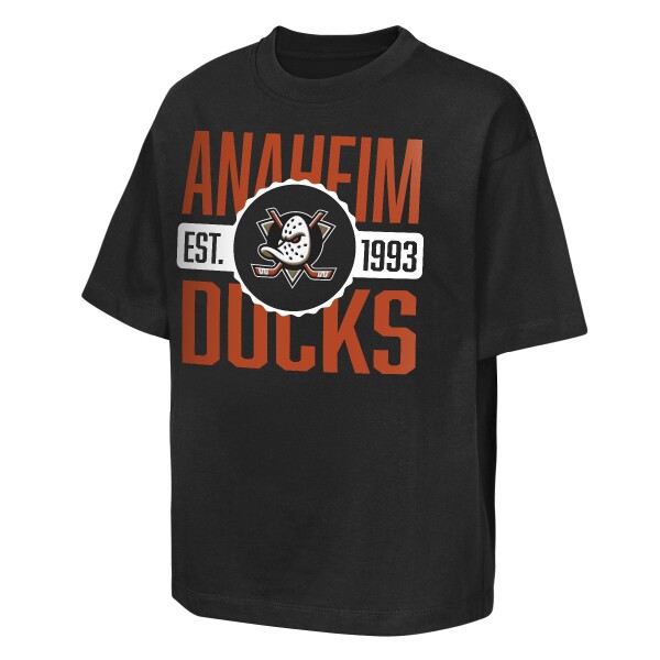 Outerstuff Dětské tričko Anaheim Ducks NHL Shot Speed Short Sleeve Elevated Velikost: Dětské S (122 – 134)
