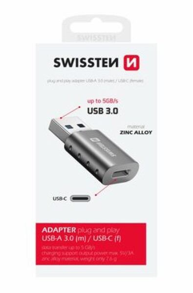 Swissten ADAPTER USB-AM/USB-CF