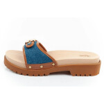 Dámské dřeváky W F305492349 hnědo-modré - Scholl Iconic 40