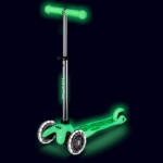 Koloběžka Mini Micro Deluxe Glow LED lime