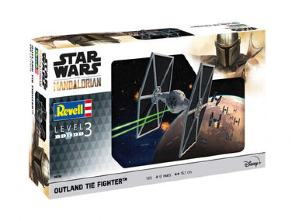 Revell Plastic ModelKit SW 06782 The Mandalorian: Outland TIE Fighter 1:65