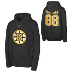 Outerstuff Dětská mikina David Pastrnak #88 Boston Bruins NHL Flat Name & Number Fleece Velikost: Dětské L (158 – 164)