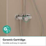 HANSGROHE - Activera Q Sprchový set s baterií, 29x18 cm, 2 proudy, EcoSmart, chrom 28747000
