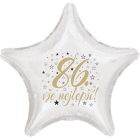 86. narozeniny balónek hvězda Balonky.cz 86. narozeniny balónek hvězda Balonky.cz