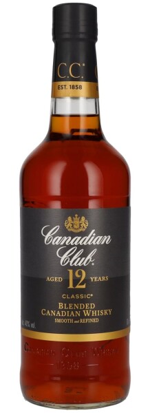 Canadian Club CLASSIC Small Batch Blended Canadian Whisky 12y 40% 0,7 l (holá lahev)