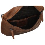 Módní dámská kožená kabelko-ledvinka GW Galatea, camel