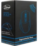 Inter-Tech Eterno M-230 černá / Bezdrátová ergonomická myš / 1600 DPI / 6 tlačítek / USB přijímač (88884109)