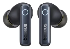Baseus Bowie 35 černá / Bezdrátová sluchátka / ANC / Bluetooth 5.3 / nabíjecí pouzdro (A00073800123-00)