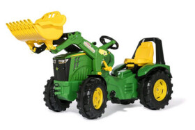 Rollytoys Šlapací traktor X-Trac John Deere Premium s předním nakladačem