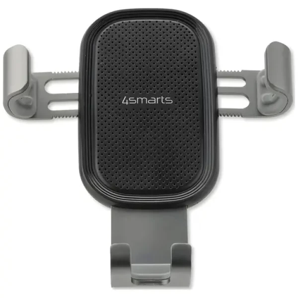 4smarts Grabber 2.0 černo-šedá / Držák telefonu do auta / do mřížky ventilace / sklopný (469302)