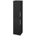 Dřevojas - Vysoká skříň s košem na prádlo DOS SVD2K 35 - L03 Antracit vysoký lesk / Úchytka T05 / L03 Antracit vysoký lesk / Pravé 210656FP