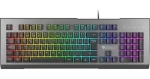 Genesis Rhod 500 RGB černá, stříbrná / Herní klávesnice / RGB podsvícení / 104 kláves / drátová (NKG-1622)