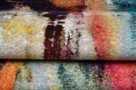 DumDekorace Moderní koberec s abstraktním vzorem 80 x 150 cm CHE1039BBERBER-BROWN_80X150