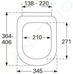 VILLEROY & BOCH - Subway WC sedátko, SoftClosing, QuickRelease, alpská bílá 9M66S101