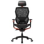 Lorgar Grace 855 červená / Ergonomická židle / nastavitelná / síťovaná / pojezdová kolečka / nosnost 150 kg (LRG-CHR855RB)