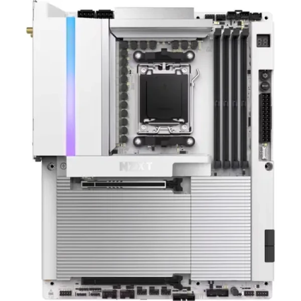 NZXT N9 X870E bílá / X870E / 4x DDR5 / PCIex16 / 1x 5GLAN / Wi-Fi 7 / ATX (N9-X87XT-W1)