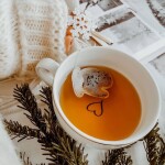 TEA HERITAGE Zelený čaj s jasmínem Snowflakes Jasmine 5 ks, růžová barva, stříbrná barva, papír