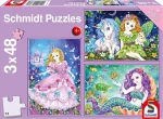 SCHMIDT Puzzle Princezna, víla a mořská panna