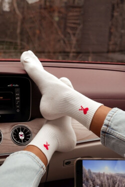 DÁMSKÉ PONOŽKY AMOR 0200.135 ECRU 37-41