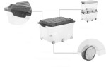 ROTHO úložný box ROLLER 57L - modrá