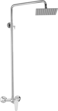 JB Sanitary Sprchová sestava s baterií TIRA s horním vývodem, 25x25cm SD 61 000 00 5