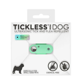 TICKLESS Mini dog Zelená / Nabíjecí ultrazvukový odpuzovač klíšťat a blech (BG-DOG23MG)