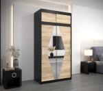 Šatní skříň Abi Bo s nástavcem Barva korpusu: Dub artisan, Rozměry: 250 cm, Dveře: Dub artisan