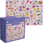INTERDRUK Puzzle se samolepkami Ikony
