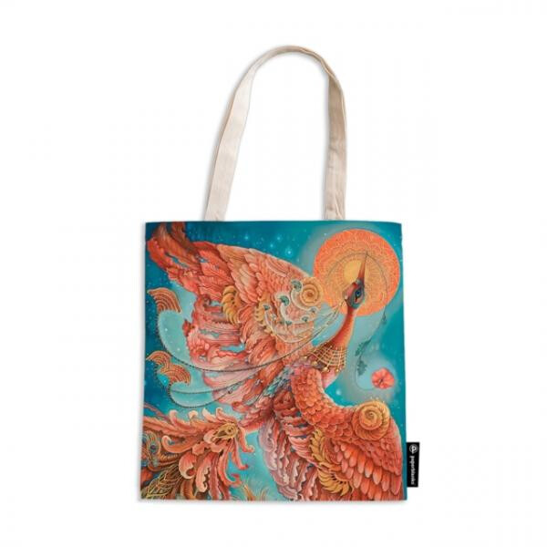 Birds of Happiness / Firebird / Canvas Bag /