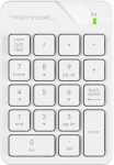 A4tech FStyler, bezdrátová numerická klávesnice, bílá