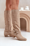 Kozačky na podpatku model 203901 Step in style 40