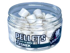 LK Baits Pop-up Pelety v dipu Česnek 40g - 12mm,LK Baits Pop-up Pelety v dipu Česnek 40g - 12mm