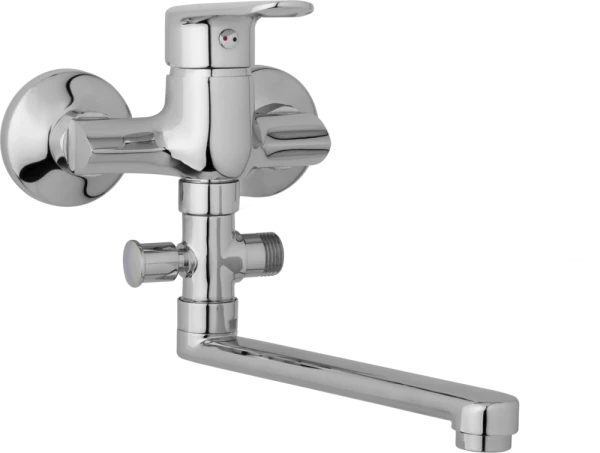 JB Sanitary Nástěnná umyvadlová a sprchová baterie FINERY, rozteč 100 mm, bez příslušenství, ramínko 200 mm F10 31 00