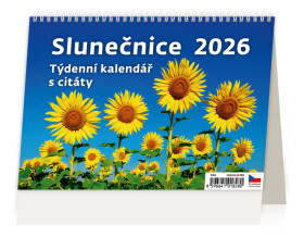 Stolní kalendář 2026 Helma - Plánovací - Slunečnice