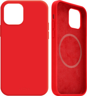 FIXED Zadní kryt MagFlow s podporou MagSafe pro Apple iPhone 14 Pro Max, červený FIXFLM-931-RD