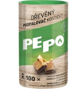 PE-PO dřevěný podpalovač kostičky 100 ks PEPO (2068926)