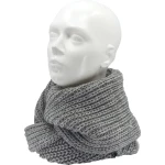 VOXX Šála dámská pletená MINOR kruhová z merino SVĚTLE ŠEDÁ uni 121083