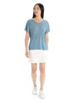 ICEBREAKER Wmns Drayden Reversible SS Top, Astral Blue velikost: L