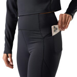 Dámské merino triko krátký rukáv SMARTWOOL Women's Active Merino Movement Mock Neck, Black velikost: S