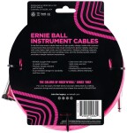 Ernie Ball 10' Braided Cable Neon Pink