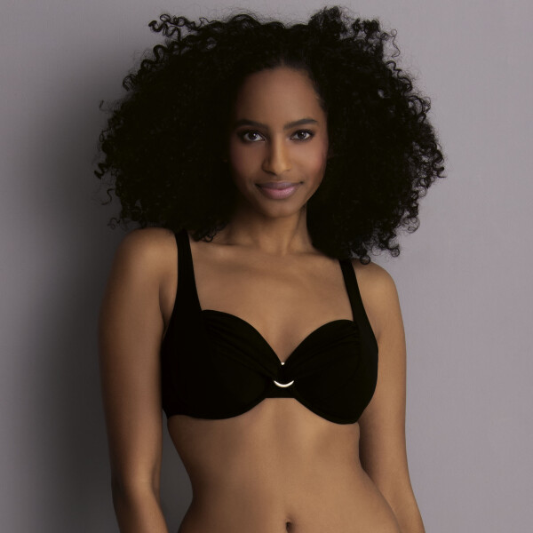 Style Top Bikini horní díl černá model 10635394 - RosaFaia Barva: 001 černá, Velikost: 38D