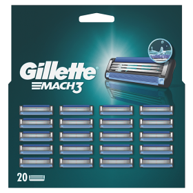 Gillette Mach3 Náhradní Holicí Hlavice Pro Muže, 20 Náhradních Holicích Hlavic. Konečná cena 998Kč po zadání EAN: 9985910006469 v košíku.