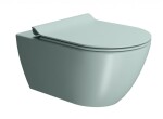 GSI - PURA závěsná WC mísa, Swirlflush, 36x55cm, ghiaccio dual-mat 881515
