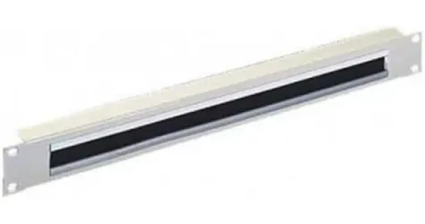 Rittal DK 7140.535 / Průchozí panel s kartáčem / 19" / 1U / RAL 7035 (7140535)