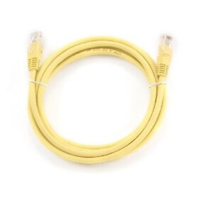 Gembird UTP CAT5E 5m / patch kabel / s ochranou / žlutá (PP12-5M/Y)