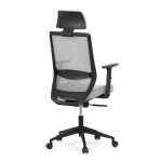 Kancelářská židle, synchronní mechanismus, šedá síťovina, KA-V3329 GREY