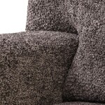 Bielastické potahy MARMO hnědé postel (š. 140 - 200 cm)