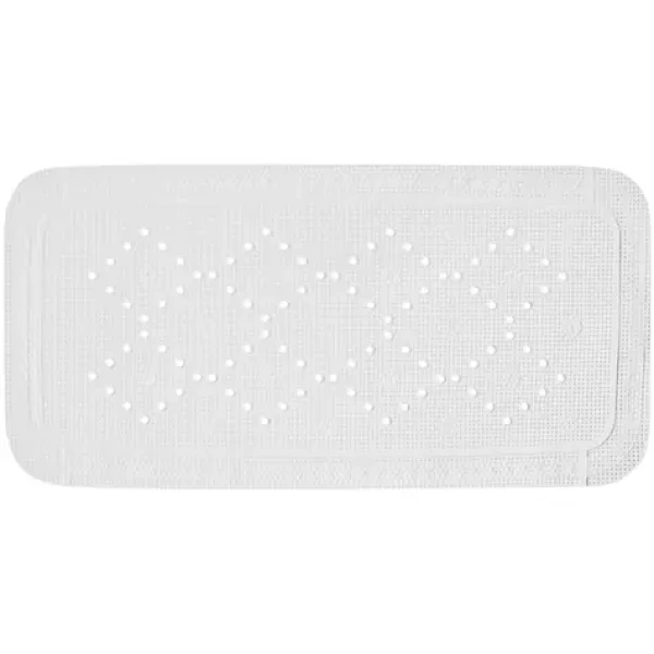 Spirella ALASKA protiskluzová podložka do vany sněhově bílá / PVC / 71 x 36 cm