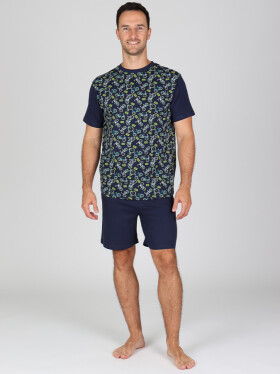 EVONA a.s. Pánské krátké pyžamo P TOD s motivem kol - P TOD XL